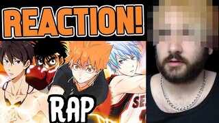 REACTION - SPORTS ANIME RAP CYPHER | RUSTAGE ft. Khantrast, Zach B, Breeton Boi & More