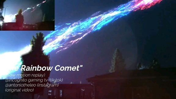 The Rainbow Comet