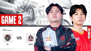 ALTER EGO ESPORTS vs GEEK FAM | Regular Season Week 7 Day 3 | Game 2 | #MPLIDS13