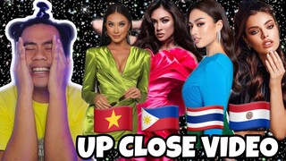 ATEBANG REACTION | UP CLOSE VIDEO OF MISS UNIVERSE PARAGUAY, VIETNAM, PHILIPPINES AND THAILAND