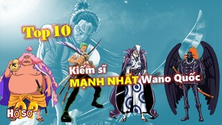 Top 10 kiếm sĩ MẠNH NHẤT ở Wano Quốc!
