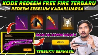 KODE REDEEM FREE FIRE TERBARU 2024 HARI INI❗DAPAT SG RAPPER UNGU?