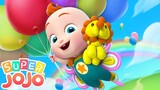 Surprise Balloons+More | Super JoJo Nursery Rhymes&Kids Songs | Playtime with Friends