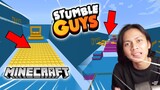 AKU MENCOBA BEBERAPA MAP STUMBLE GUYS LAGI TAPI DI MINECRAFT ! 😱