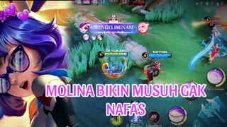 MOLINA BIKIN LAWAN GAK NAFAS:)