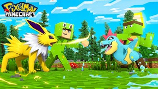 My FIRST BATTLE against MY BROTHER! Pixelmon #3
