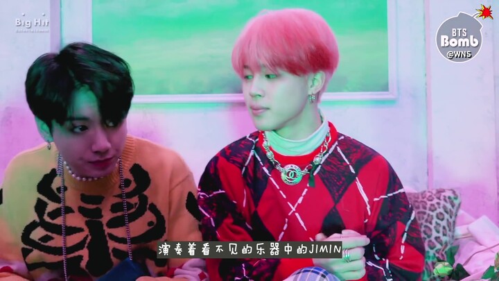 [WNS Subtitles] 191021 [BANGTAN BOMB] Rockin' Out with Invisible Instruments