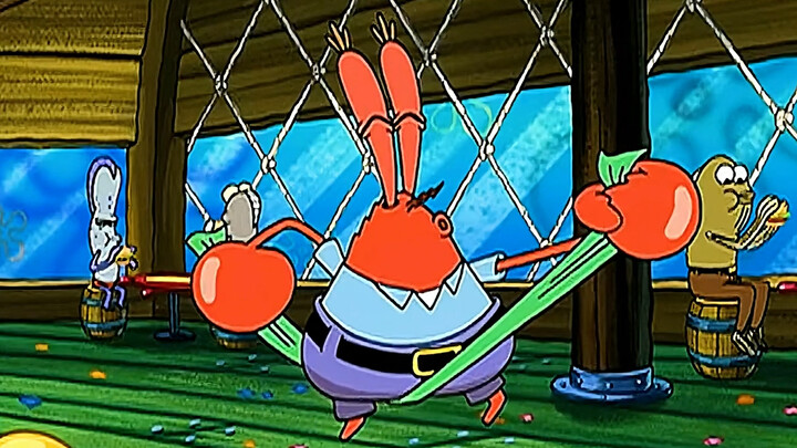 "Apa yang terjadi jika Tuan Krabs menghasilkan satu juta dolar?"