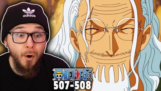 RAYLEIGH ARRIVES! | One Piece Ep. 507-508 REACTION