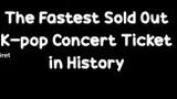 TOP 5 FASTEST SOLDOUT KPOP CONCERT IN HISTORY #EXO undefeated
