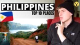 I had no idea! | PHILIPPINES TOP 10 PLACES | GILLTYYY REACT