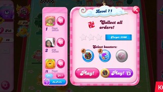 CANDY CRUSH SAGA LEVEL 71 (NEW VERSION)