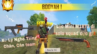 [Free Fire] Thử Thách Dùng Súng Lục Shotgun Mini M1873 Đi Solo Squad, Xử Lý Cực Gắt, Lấy Top 1