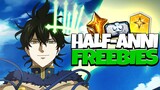 SO MANY FREE REWARDS, GLOBAL HALF-ANNIVERSARY IS LOOKING REALLY GOOD! - Black Clover Mobile