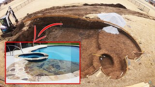 Pool Design and Build in Edmond, Oklahoma | Built Pool Time Lapse Video