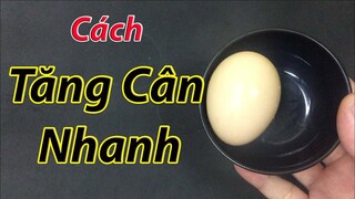 Cách tăng cân nhanh nhất và an toàn nhất tại nhà bằng 1 quả trứng gà không phải ai cũng biết