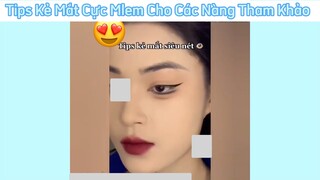 Chỉ bạn tips kẻ mắt cực mê #makeup #tips #doisong