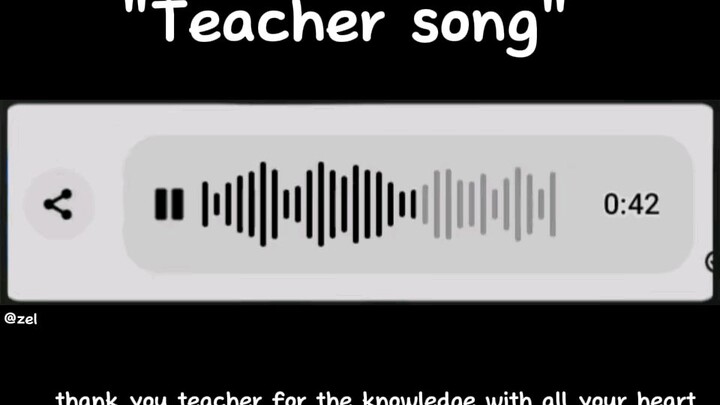 HAPPY TEACHERS DAY PO SA LAHAT NG GURO THIS SONG IS FOR YOU