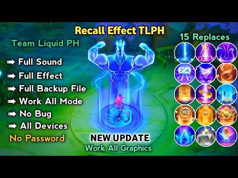 NEW! Script Recall TLPH Team Liquid PH | Full Effect & Sound, No Password | Script Recall Tlph MLBB