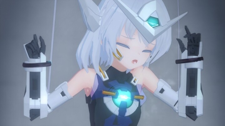 After being caught, the angel girl...