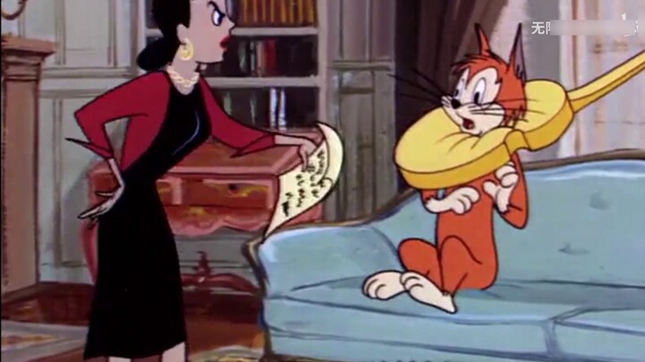 Tom and Jerry two characters cancel the skill back swing skills and demonstration