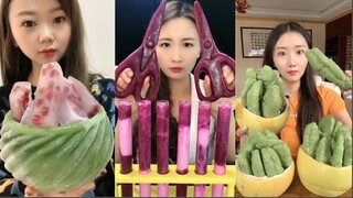 Ice Eating Thánh Ăn Đá Trào lưu Ăn Đá màu sắc ASMR氷の咀嚼音#268