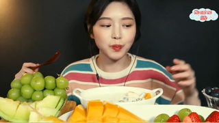 Trái cây tươi dâu, xoài, dưa lưới... phần 3 #anngonmoingay