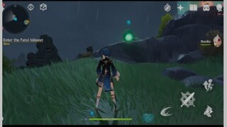Defeating the eye of storm in low level | Genshin Impact