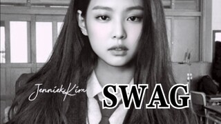 原来jennie在出道前就超级有swag！好帅好帅！blackpink