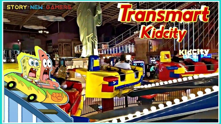 Seru Seruan Naik Pesawat & Kereta di Transmart Tangerang - Permainan Anak anak #vlogaa