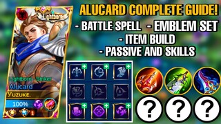 ALUCARD TUTORIAL HOW TO WIN EVERY GAME USING ALUCARD 2021! | COMPLETE EASY GUIDE! | MLBB
