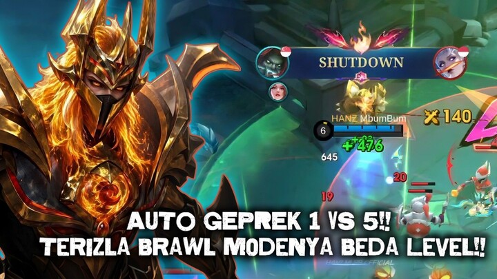 Terizla di Brawl Cuma Satu Kata: GEPREK!