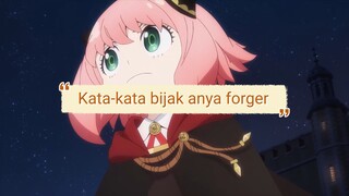 kata-kata menyentuh dari Anya Forger