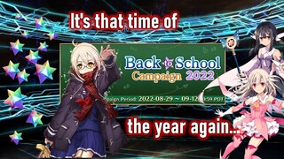 [FGO NA] Back to School with incoming SQ! | Campaign Overview