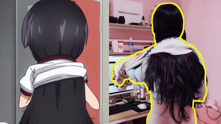Is this how long-haired girls dress? Let me give it a try.