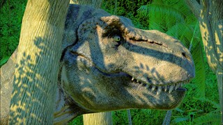 Indoraptor & Tyrannosaurus.Rex Hunting In Woodland Environment - Jurassic World Evolution
