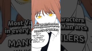 Most Valuable Characters in every Chainsaw Man arcs