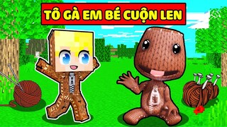 TÔ GÀ HÓA THÀNH EM BÉ CUỘN LEN TRONG MINECRAFT KHIẾN SINH TỐ BẤT NGỜ*TÔ GÀ EM BÉ CUỘN LEN SIÊU CUTE