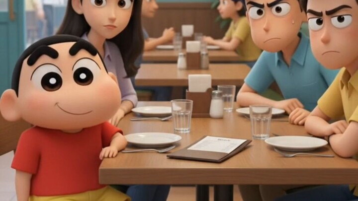 😂🍕 Shinchan ने restaurant में इतना खाना order कर दिया कि bill देखकर पूरी table की हवा निकल गई! 💸
