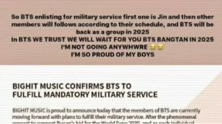 BIGHIT MUSIC confirms BTS to fulfill mandatory military service🥺💜| Let's wait for them till 2025😭