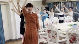 Celebrating the excellent ranking of the Liaoyuan Square Dance Group Competition in Jilin Province. 