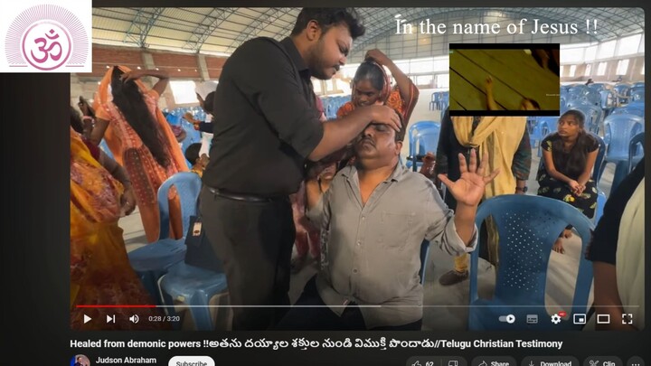 Fake Pastor Scamson Judson doing a miracle work troll