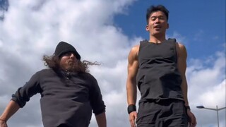 给世界顶级跑酷运动员们测测弹跳