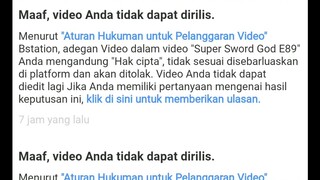 Semua episode STG kena takedwon, dan juga Episode terbaru XY, SS, SSG, YNYH, belum bisa di UP