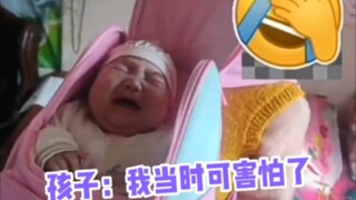 把2个月大妹妹装进书包带去给幼儿园同学看