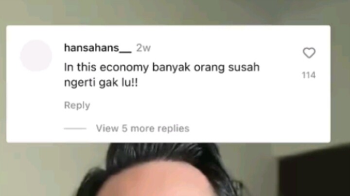 IN THIS ECONOMY, BANYAK YANG SUSAH!