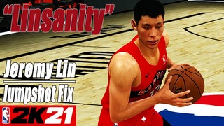Jeremy Lin Jumpshot Fix NBA2K21 with Side-by-Side Comparison