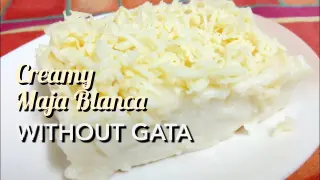 Creamy Maja Blanca Without Gata | How to Cook Maja Blanca without Coconut Milk | Met's Kitchen