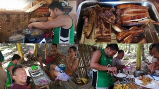 COOKING PANCIT GUISADO + GRILLED PORK BELLY + BUILDING COMFORT ROOM - PapiromzTV EP-02