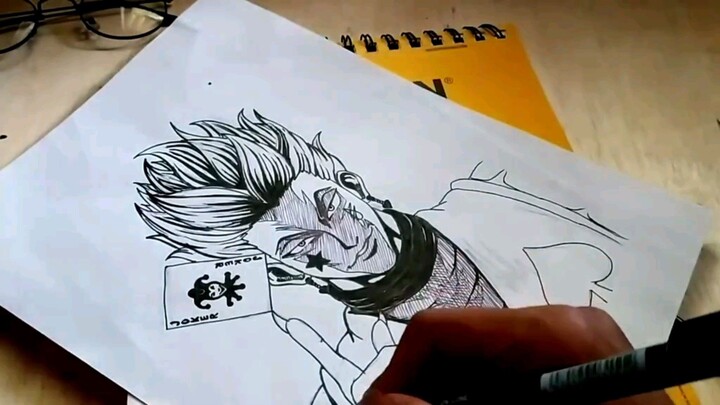 aku lukis siapa ini ayooo??? ada yang tau?